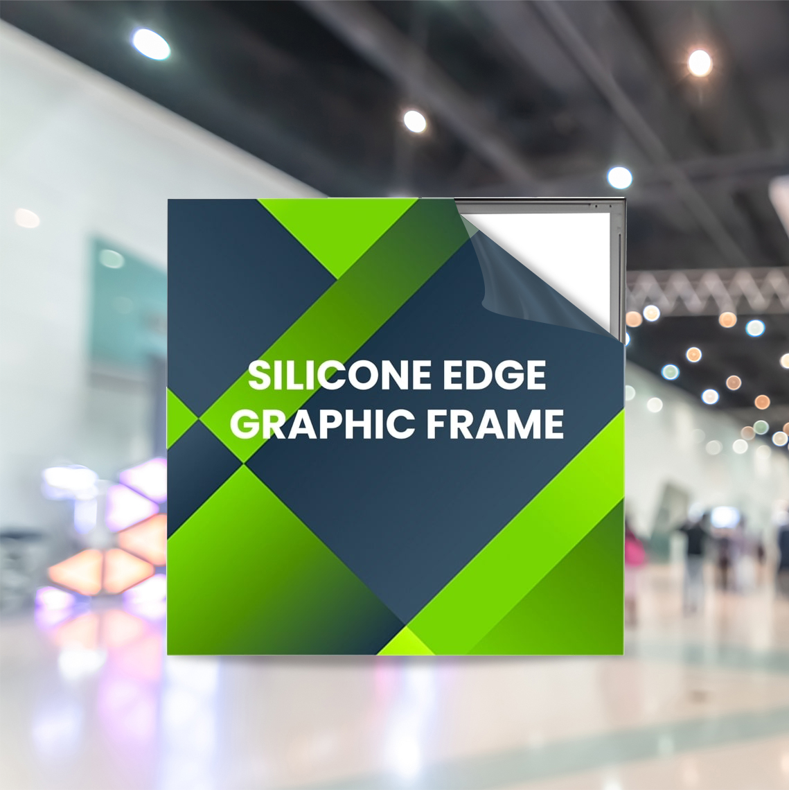 Show details for Wall Mounted Edge Lit SEG Frame