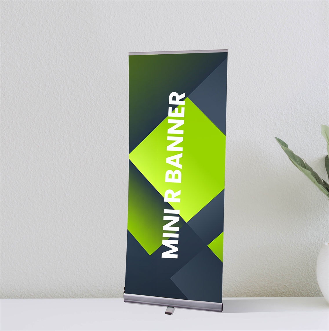 Show details for Mini R Pull Up Banner