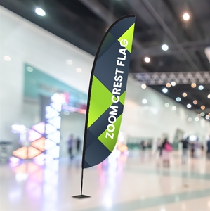 Show details for Zoom Teardrop Flag