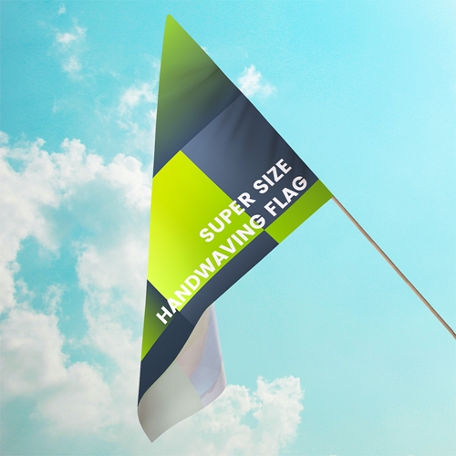 Show details for Supersize Hand Waving Flag