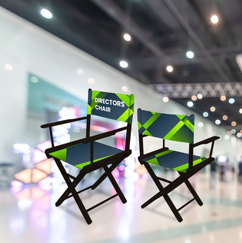 Show details for Directors Chair with Graphic